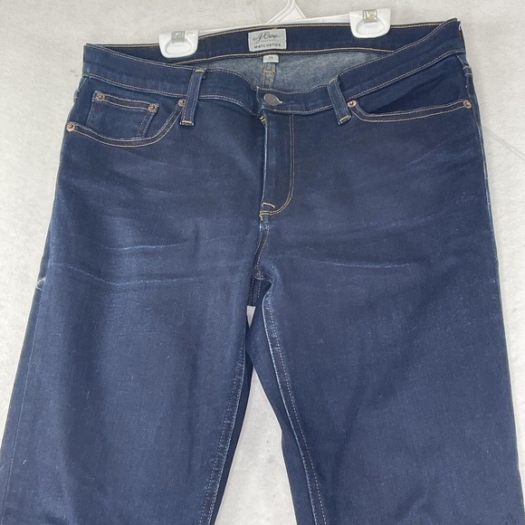 J Crew Matchstick Jeans Womens Size 28 Waist Dark Blue Denim Slim Straight Leg - Picture 13 of 13